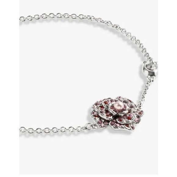 Coach Signature CG069 Tea Rose Slider Bracelet Pink Silver - Picture 9 of 9